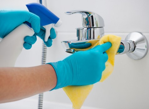 Carpet and upholstery stain cleaning process